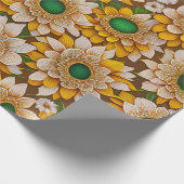 Sonnenblume Schöne Sammlung Geschenkpapier (Ecke)