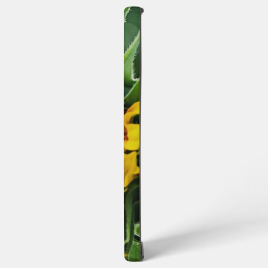 Sonnenblume Schönes Portrait Samsung Galaxy Hülle (Linke Seite)