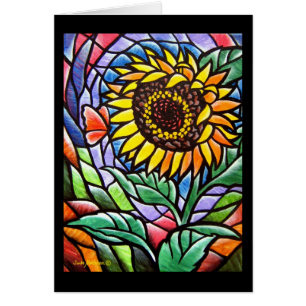 Sonnenblume-Schönheits-Karte - 281