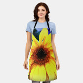 Sonnenblume-Schürze Schürze (Getragen)
