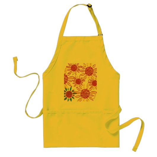 Sonnenblume-Schürze Schürze (Vorne)