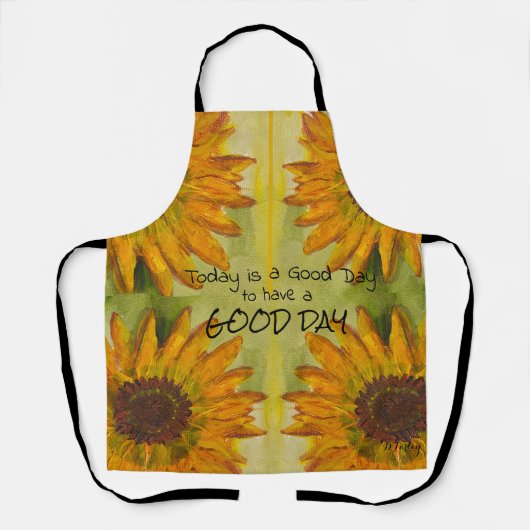 Sonnenblume-Schürze Schürze (Vorderseite)