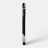 Sonnenblume Schwarz-weiße Kunstfotografie Einzigar Samsung Galaxy Hülle (Linke Seite)