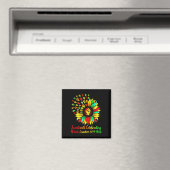 Sonnenblume Schwarze Freiheit 19 Juni 1865 Junetee Magnet (In Situ (Geschirrspüler))