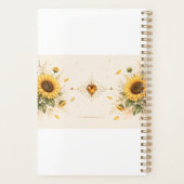Sonnenblume Sei der Sonnenschein Romantischer Blum Planer (Rückseite)