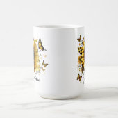 Sonnenblume Sei der Sonnenschein Zitat | Kaffeetasse (Mittel)