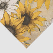 Sonnenblume Seidenpapier (Detail)