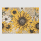Sonnenblume Seidenpapier (Vorderseite)