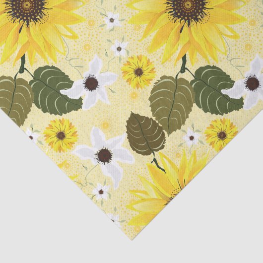 Sonnenblume Seidenpapier (Ausschnitt)