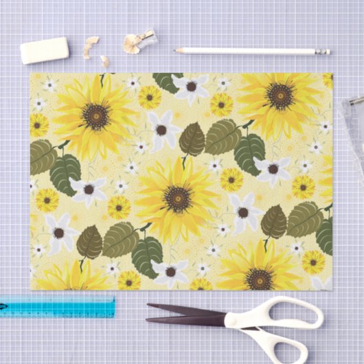 Sonnenblume Seidenpapier (Handwerk)