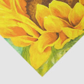 Sonnenblume Seidenpapier (Ausschnitt)