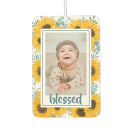 Sonnenblume Seligen Familie Kinder Foto Autolufterfrischer