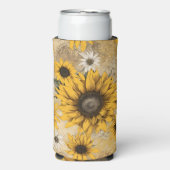 Sonnenblume Selters Dosenkühler (Seltzer Vorderseite)