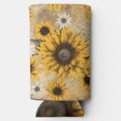 Sonnenblume Selters Dosenkühler (Rückseite)