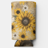 Sonnenblume Selters Dosenkühler (Vorderseite)