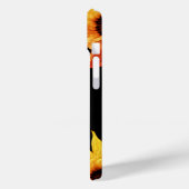 Sonnenblume - Sepia Fine Art Fotograf Einzigartig Case-Mate iPhone Hülle (Rückseite / Links)