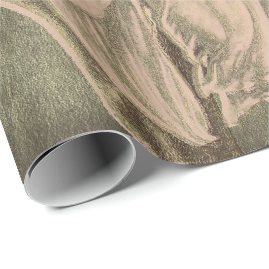 Sonnenblume Sepia Tone Brown Art Texoupage Geschenkpapier (Rolleneckpunkt)