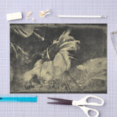 Sonnenblume Sepia Vintag antike Grunge Textur Seidenpapier (Handwerk)