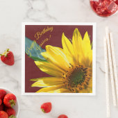 Sonnenblume Serviette (Beispiel)