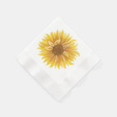 Sonnenblume Serviette (Ecke)