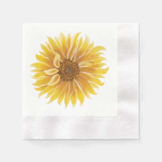 Sonnenblume Serviette (Vorderseite)