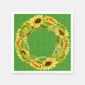 Sonnenblume Serviette (Vorderseite)