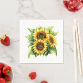 Sonnenblume Serviette (Beispiel)