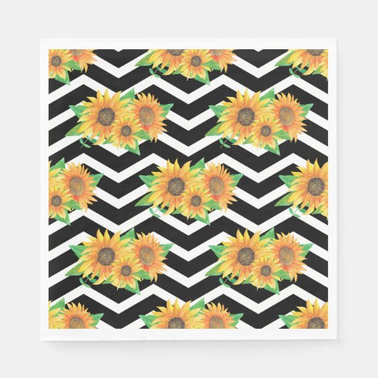 Sonnenblume Serviette (Vorderseite)