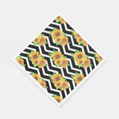 Sonnenblume Serviette (Ecke)