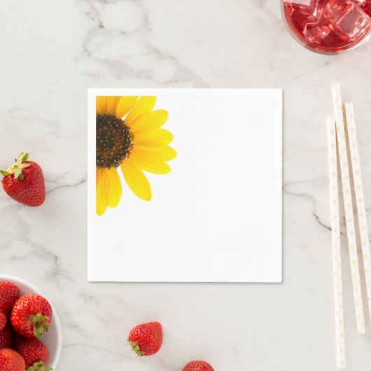 Sonnenblume Serviette (Beispiel)