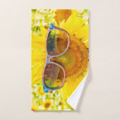 Sonnenblume Shades Chic Badhandtuch Set (Handtuch)