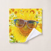 Sonnenblume Shades Chic Badhandtuch Set (Waschlappen)