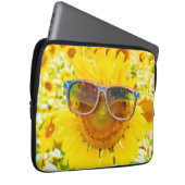 Sonnenblume Shades Chic Laptopschutzhülle (Vorne Rechts)