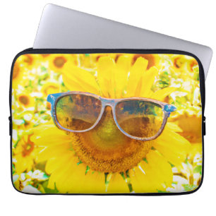 Sonnenblume Shades Chic Laptopschutzhülle