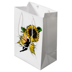 Sonnenblume Shadow Fairy Mittlere Geschenktüte