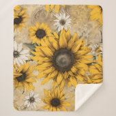 Sonnenblume Sherpadecke (Vorderseite)