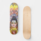 Sonnenblume Shiva Skateboard (Vorderseite)