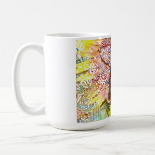 Sonnenblume Shiva Tasse (Links)