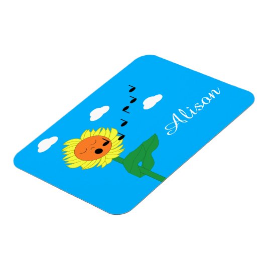 Sonnenblume singen: magnet (Linke Seite)