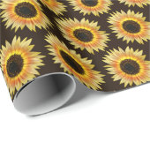 Sonnenblume Single Geschenkpapier (Rolleneckpunkt)