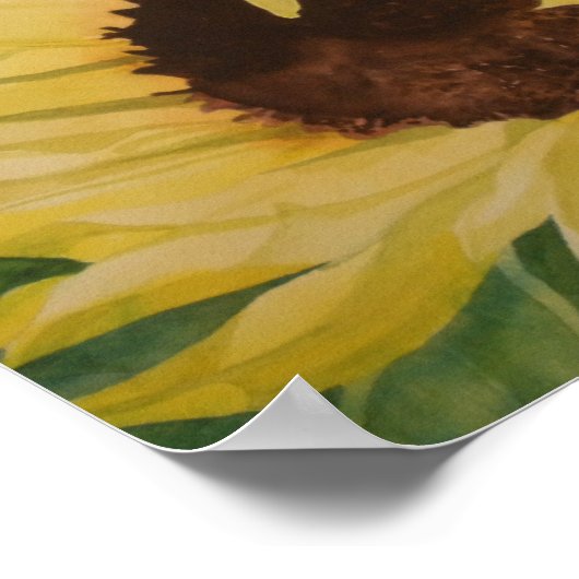 Sonnenblume Single Poster (Ecke)