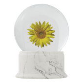 Sonnenblume SnowGlobe Schneekugel (Vorderseite)