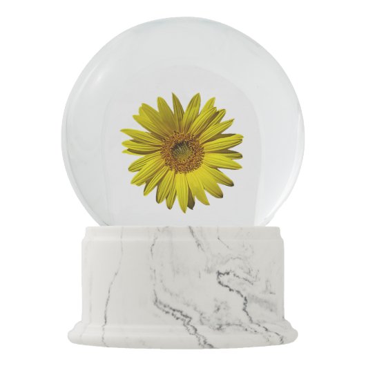 Sonnenblume SnowGlobe Schneekugel (Vorderseite)