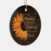 Sonnenblume so sehr dankbar unglaublich dankbar keramik ornament (Rechts)