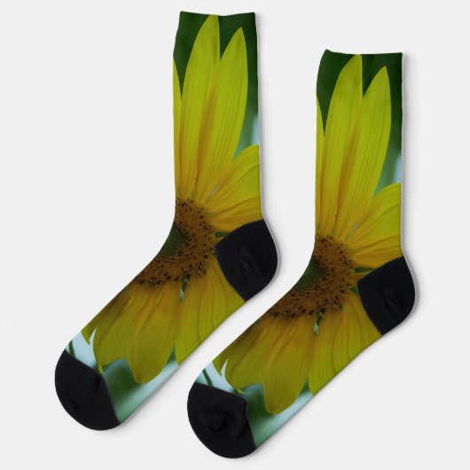 Sonnenblume Socken (Linkes Detail)