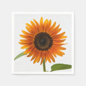 Sonnenblume Sommer Abend Serviette (Vorderseite)