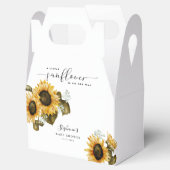 Sonnenblume Sommer Baby Dusche Geschenkschachtel (Geöffnet)