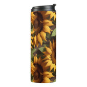 Sonnenblume Sommerblume Thermosbecher (Nach links gedreht)