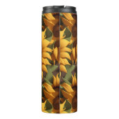 Sonnenblume Sommerblume Thermosbecher (Rückseite)