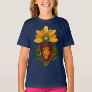 Sonnenblume & Sonne – Symbol für Optimismus & Wach T-Shirt